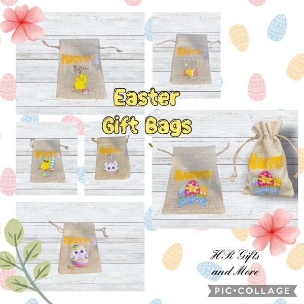 Personalised Easter Gift Drawstring Bag