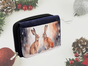 Winter Hares Purse