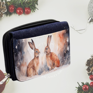 Winter Hares Purse