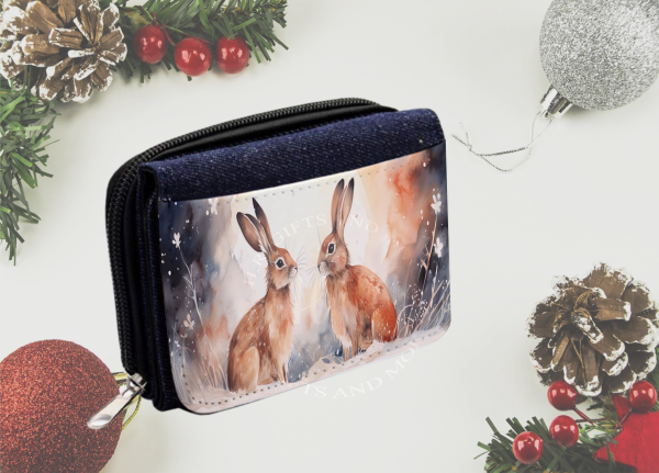 Winter Hares Purse
