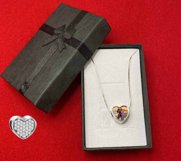 Personalised Heart Beaded Photo Charm - Image 3