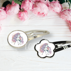 Unicorn Hair Clip