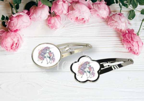 Unicorn Hair Clip