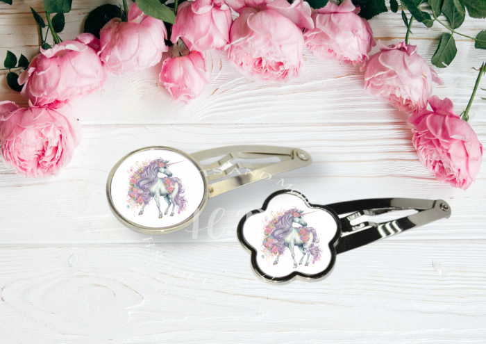 Unicorn Hair Clip