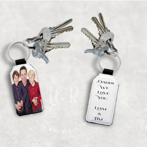 Personalised Photo Daddy I Love You Keyring