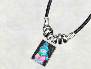 Snowman Robe Necklace