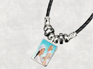 Jewellery and Accessories Personalised Photo Robe Beaded Necklace