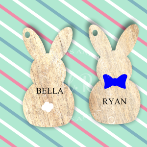 Personalised Easter Bunny Hanging Decoration