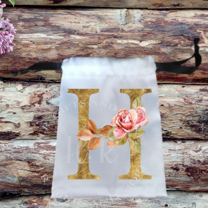 Personalised Initial Jewellery Bag