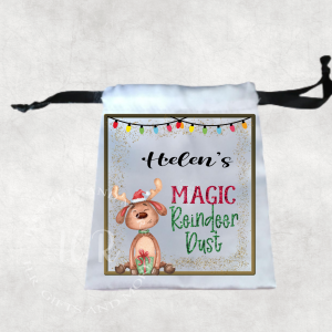 Personalised Magic Reindeer Treat Bag