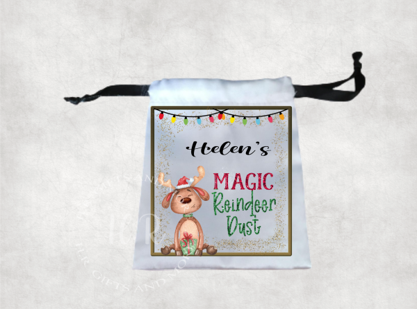 Personalised Magic Reindeer Treat Bag