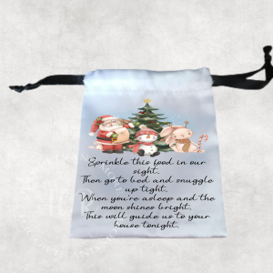 Personalised Reindeer Treat Bag