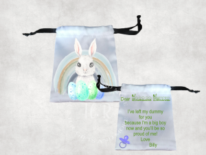 Personalised Easter Bunny Dummy Bag