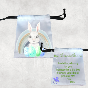 Personalised Easter Bunny Dummy Bag