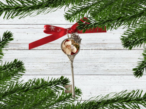Santa's Magic Key with Ribbon