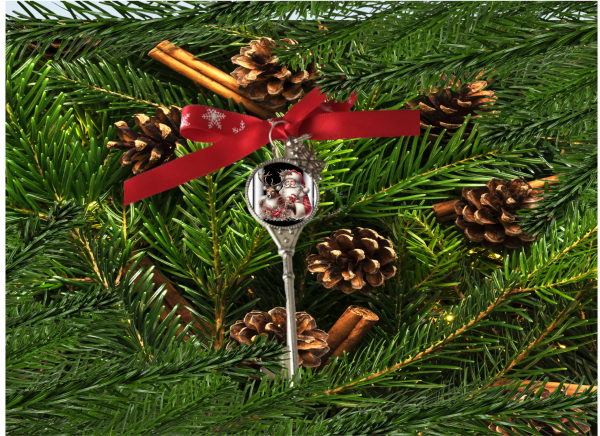 Santa's Magic Key Featuring Santa and a Reindeer