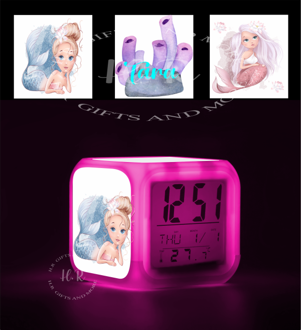 Personalised Children's Colour Changing Alarm Clock - Image 2