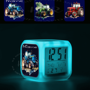 Personalised Children's Colour Changing Alarm Clock