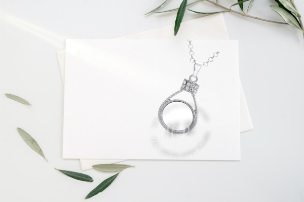 Personalised Photo Button Pendant - Image 3