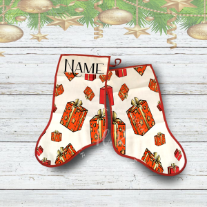 Personalised Parcel Christmas Stocking