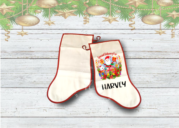 Personalised Special Delivery Stocking