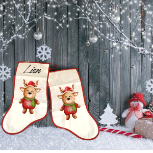 Personalised Reindeer Stocking