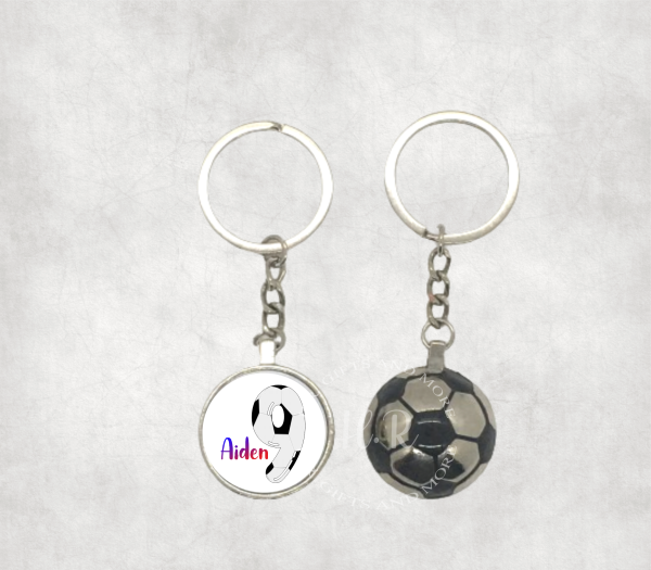 Personalised Football Key Ring - Image 3