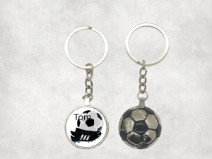 Gifts for Brother Personalised Football Key Ring