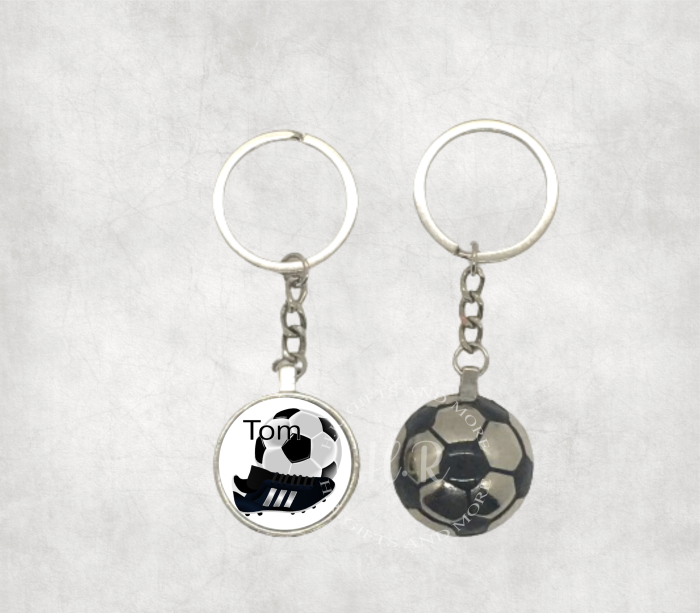 Personalised Football Key Ring