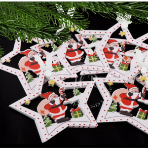 Wooden Christmas Baubles
