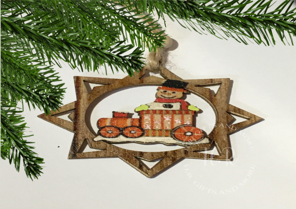 Wooden Christmas Baubles - Image 4