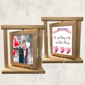 Personalised The Good Things in Life Are Better With You Photo Bamboo Frame