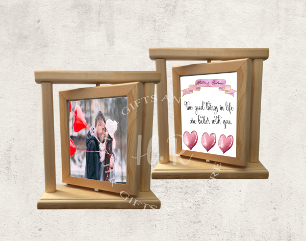 Personalised The Good Things in Life Are Better With You Photo Bamboo Frame