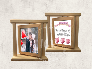 Personalised The Good Things in Life Are Better With You Photo Bamboo Frame