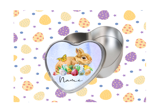 Personalised Easter Bunny Treat Tin