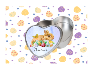 Personalised Easter Bunny Treat Tin