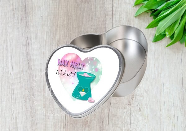 Wax Melts Heart Tin