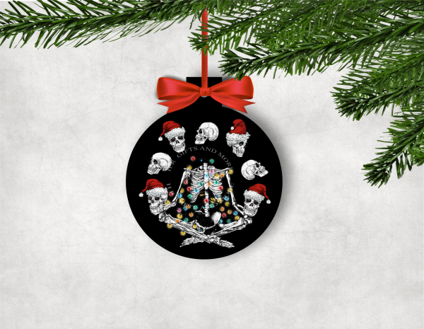 Christmas Skelton Bauble