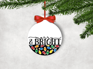 Merry and Bright Bauble