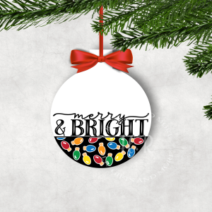 Merry and Bright Bauble