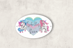 Personalised Unicorn Bedroom Door Sign