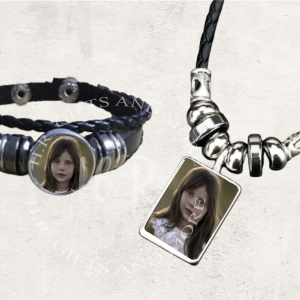 Personalised Necklace and Bracelet Photo Set