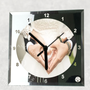 Personalised Couple Photo Desktop Clock