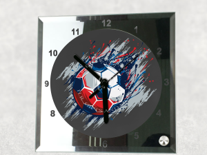 Clocks Personalised Football Square Clock