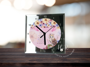 Home Accessories Positive Owl Desktop Clock