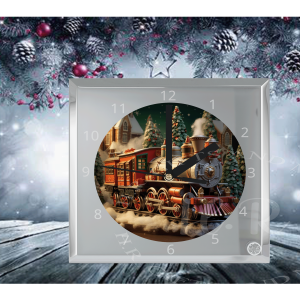 Christmas Train Desktop Clock