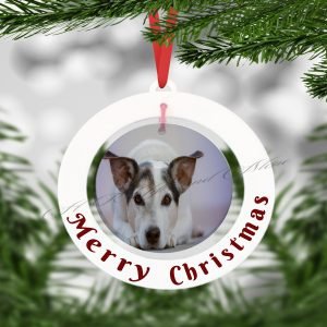 Personalised Merry Christmas Pet Photo Bauble