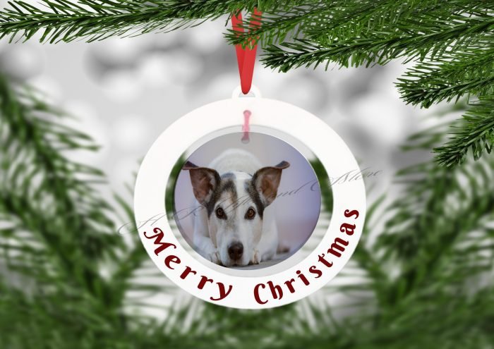 Personalised Merry Christmas Pet Photo Bauble
