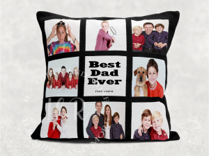 Personalised Best Dad Ever Photo Cushion