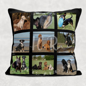 "Furry Friends Forever" Personalised Pet Photo Cushion